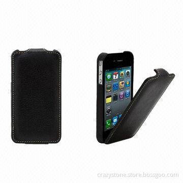 Flip mobile phone PU leather case for iPhone 5S